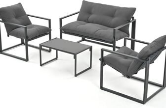 FDW Outdoor Rattan Patio Furniture Set: A Review