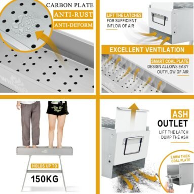 WILLBBQ Portable Charcoal Grill Review